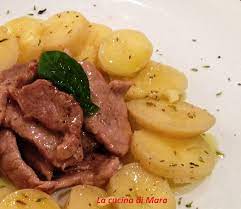 Io ho utilizzato i piselli surgelati. Straccetti Di Carne Con Insalata Di Patate La Cucina Di Mara