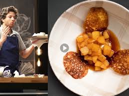 Poires Caramelisees Et Tuiles Aux Amandes En 14 Min Par Jean Imbert Tuiles Aux Amandes Recettes De Cuisine Alimentation