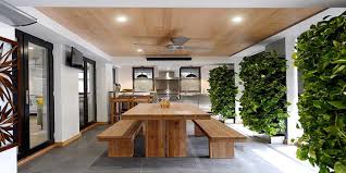 Once the emitter is heated, it throws off infrared rays that warm people. Heatstrip Large Electric Outdoor Patio Heater Teakwood Central