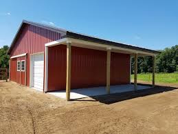 Site address of the new pole barn. Best Pole Barns Saline Mi Burly Oak Builders