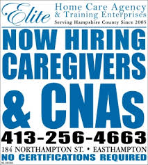 Our home health care agency exists to provide safe, effective, and quality health care services to patients in their homes. Now Hiring Caregivers Cnas Elite Home Health Agency
