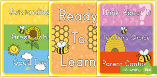 Busy Bee Behavior Chart Behavior Management Plan
