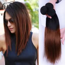 As it is mentioned already this technique of dyed hair is sombre. Peruvian Ombre Hair Straight 1b 33 Dark Brown Ombre Human Hair 3pcs Two Tone Peruvian Hair We Ombre Human Hair Extensions Brown Straight Hair Short Ombre Hair