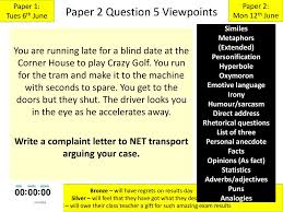 Hi can anyone help me improve this. Paper 1 Tues 6th June Fill In The Gaps 24 Paper 2 Mon 12th June Ppt Download