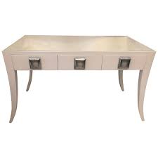 Some of these are even inflatables and. Vintage Mid Century Modern Desk With Chrome Trim And Legs For Sale At 1stdibs