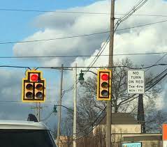 peek traffic lights trafficlight trafficsignal trafficlights doghousetrafficsignal doghouse clouds weather traffic light sign road photography dog house
