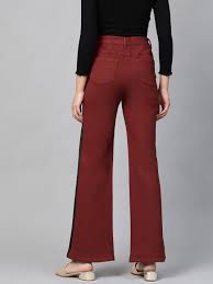 Buy bell bottom jeans and get the best deals at the lowest prices on ebay! Buy Women Rust Side Tape Bell Bottom Jeans Online At Best Price Sassafras In Sassafras