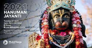 Yearly on hanuman jayanti, devotees supply their prayers to lord sri hanuman. 2021 Hanuman Jayanti Bhakti Marga Uk
