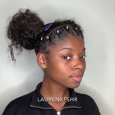 Lauren On Instagram Space Buns With Rubberbands Song Imperfect Flower If Natural Hair Styles Curly Hair Styles Naturally Natural Hair Styles Easy