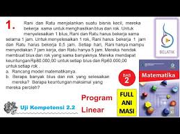 Maybe you would like to learn more about one of these? Uji Kompetensi 2 2 No 1 Program Linear Kelas 11 Sma Smk Buku Paket Bse Matematika Halaman 67 68 69 Youtube
