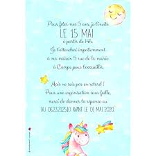 Invitation anniversaire fille etoile diy papier calque, masking tape, confettis. Texte Invitation Anniversaire 6 Ans Licorne L Invitation De L Anniversaire Licorne D Emma Diy
