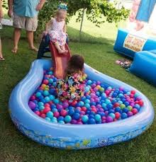 Birthday Party Ideas For 1 Year Old Baby Boy Ball Pit Game For 1st Birthday Party See More First Boy Birthday And Party Ideas At One Stop Part 1st Boy Birthday First Birthday Parties Birthday Party Games
