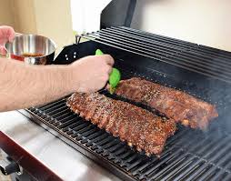 Baby back ribs cook relatively quickly and due to their marbling, they have provide great flavor all by themselves. Bbq Asian Ribs Recipe With A Char Broil Tru Infrared Gas Grill My Boys And Their Toys