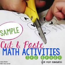 I created these multiplication activities for my 3rd graders to use in centers during math. Cut And Paste Math Activities For Third Grade Most Standard Free Sample