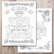 It's wonderful that, through the process of drawing and coloring, the learning about things around us does not only become joyful. 21 Free Inspirational Coloring Pages For When You Re Having A Tough Day The Artisan Life