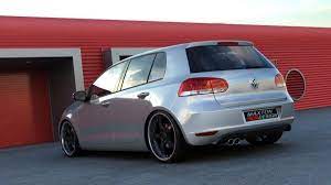 Volkswagen released pictures and information on 6 august 2008, prior to the official unveiling. Heckansatz Vw Golf Vi Mit 1 Auspuff Shop Volkswagen Golf Mk6 Standard Maxton Design