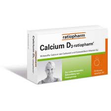 Vitamin d has an added benefit of contributing to the absorption and utilisation of calcium. Calcium D3 Ratiopharm Chewable Tablets 20 Apozona