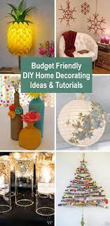 The idea is just to build some handsome wooden frames for the vases placed on your wall shelves or fireplace mantel! Budget Friendly Diy Home Decorating Ideas Tutorials 2017