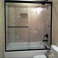 Siyah Krom Cerceveli Dikdortgen Kuvet Ustu Dusakabin Banyo Yeniden Modelleme Kucuk Banyo Dusakabin