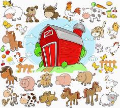  Center Vector Livestock Doodle Vector Hewan Ternak Vektor Farm Animals Drawing For Kids Animal Design
