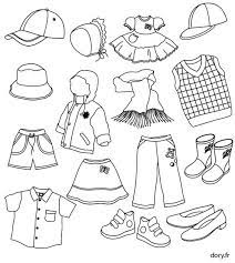 dessin a imprimer des vetements d enfants coloriage activite maternelle ecole automne panda