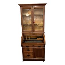 A gorgeous dutchcrafters hardwood secretary desk is the answer. Vintage Two Piece Cylinder Secretary Desk Design Plus Gallery