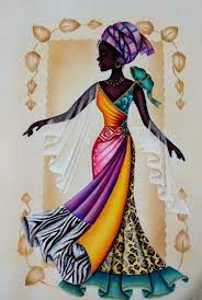 Africanas pintadas