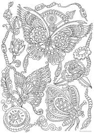 Steampunk Butterflies Printable Adult Coloring Page From Favoreads Coloring Book Pages For Adults Coloring Sheets Coloring Designs Printable Adult Coloring Pages Butterfly Coloring Page Adult Coloring Book Pages