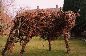 Save on garden decor animals. Willow Sculptures In The Garden The Intermingled Pot