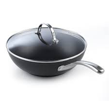 When your family is in the mood for asian cuisine, the scanpan 11 inch wok is the go to pan! Cook Standard 02591 11 Inch Hard Anodized Nonstick Wok Black Walmart Com Walmart Com