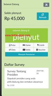 Para developer pun berlomba lomba untuk membuat aplikasi keren yang bisa menarik perhatian orang orang dibandingkan dengan aplikasi lain sejenisnya. Download Aplikasi Plenyut Penghasil Pulsa Dan Saldo Token Listrik Gratis Kisah Di Sekitar Kotanopan