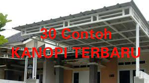 Kini banyak contoh kanopi rumah minimalis yang tersedia di pasaran baik berdasarkan bahan dan warna yang bisa anda sesuaikan dengan tema hunian, salah satunya kanopi dengan warna putih yang nampak lebih terang dan membuat fasad rumah akan menjadi lebih elegan dan enak di pandang. 30 Model Kanopi Terbaru Youtube