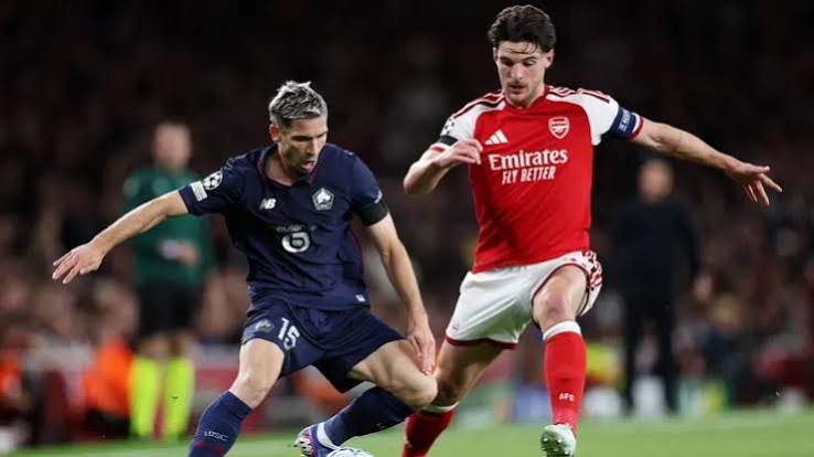 Arsenal vence Lille por 3 a 0 e segue 100% na Champions League