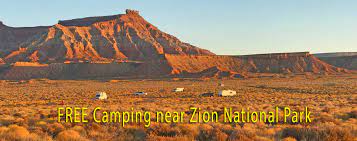 Large parking lot for a night … our community provides the best free camping information available. Free Camping West Of Zion National Park In Utah Let S See America