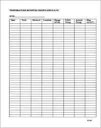 Temperature Chart Template If The Temperature Monitor