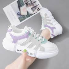 Maybe you would like to learn more about one of these? Sepatu Wanita Hy Impor Korea Warna Ungu Pink Putih Abu Woman S Sneakers Lightweight Import High Quality Chunky Korean Shoes Purple Pink Grey White Sol Tebal Empuk Ringan Sepatu Cewek Keren