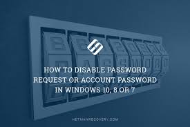 The method to reset a windows 10 password depends on the account type. How To Disable Password Request Or Account Password In Windows 10 8 Or 7 Hetman Software Corporate Blog Habr