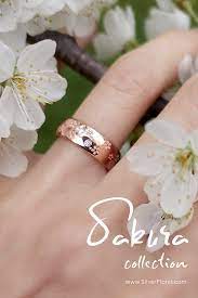Infinity Cherry Blossom Diamond Ring Cherry Blossom Wedding Rings Cherry Blossom Ring Wedding Bands