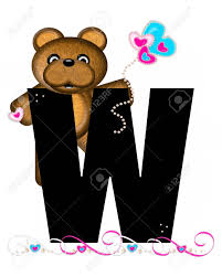 Richards memorial lecture was established in 1973 in honor of dr. The Letter W In The Alphabet Set Teddy Valentine S Cutie Is Black Brown Teddy Bear Holds Heart Shaped Balloons In Pink And Blue String Of Pearls Serve As String Stock Photo Picture
