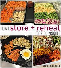 Using a metal cookie sheet with short sides, spread your seasoned veggies evenly across the bottom. How To Reheat Roasted Vegetables That Taste Amazing Andrea Dekker