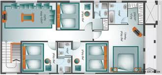 مخطط فيلا اوبال من السويدى هومز 4 غرف نوم ماستر gallery wall wall floor plans