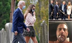His sister is natalie biden. Biden Calls Trump Crass For Going After Hunter And Says He Isn T Running Against His Family Daily Mail Online
