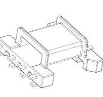 SMD EFD10 Bobbin, 4+4 Pins, 1 Section - Transformer ...