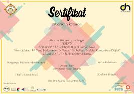 Entah anda memerlukan sertifikat untuk ijazah paud anak, tim olahraga, atau penghargaan karyawan bulan ini, anda akan menemukan templat office gratis yang tepat untuk setiap kesempatan. Sertifikat Universitas Sahid Komunikasi Aplikasi Desain