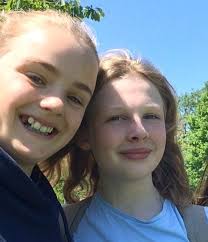 Cancelled trip to France inspires Eva and Aine's challenge