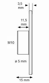 Metal dining table legs ukfcu routing number. Round Leg Bush M10 Zp Leg Plates Unico Components
