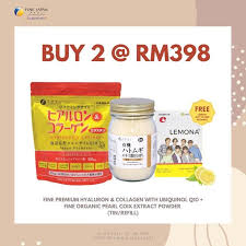 Fine hyaluron & collagen white helps to replenish skin's nutrients, regain elasticity, and brighten skin complexion. Premium Fine Collagené‡'è£…èƒ¶åŽŸè›‹ç™½ Organic Pearl Coixæœ‰æœºç¾Žç™½è–è‹¡ä»ç²¾åŽç²‰free Lemona Vit C Authentic Import From Japan Shopee Malaysia