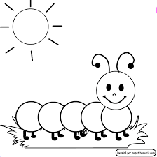 Caterpillar Coloring Page Coloring Pages For Children About Coloring Pages For Adults T Bug Coloring Pages Drawing Tutorials For Kids Coloring Pages For Kids