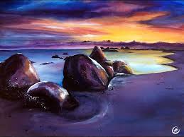 See more ideas about art painting, beach painting, ocean sunset. Watercolor Sunset Beach Painting Video Tutorial Youtube
