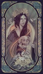 Art Nouveau Inspired Illustrations By Eevien Tan Art Nouveau Illustration Art Nouveau Tattoo Art